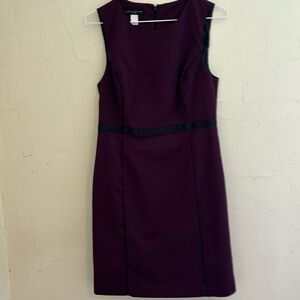 Simply Styled purple sleeveless shift dress lined size S